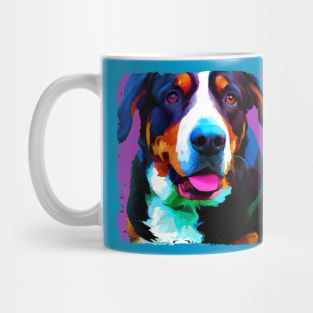 Greater Swiss Mountain Dog Pop Art - Dog Lover Gifts Mug